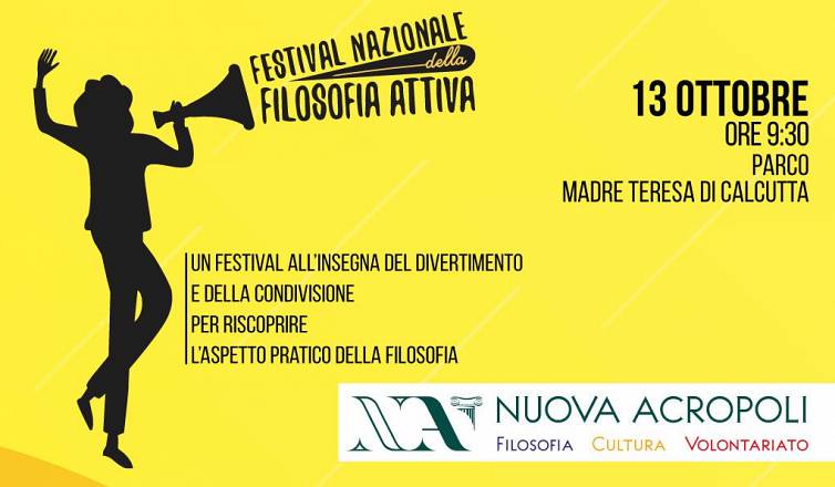 Con nuova acropoli scendono al parco filosofia e volontariato!